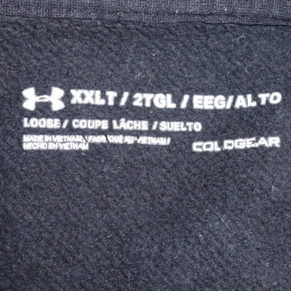 Mens UK Size 3XLT Under armour Black Full Zip Hoodie