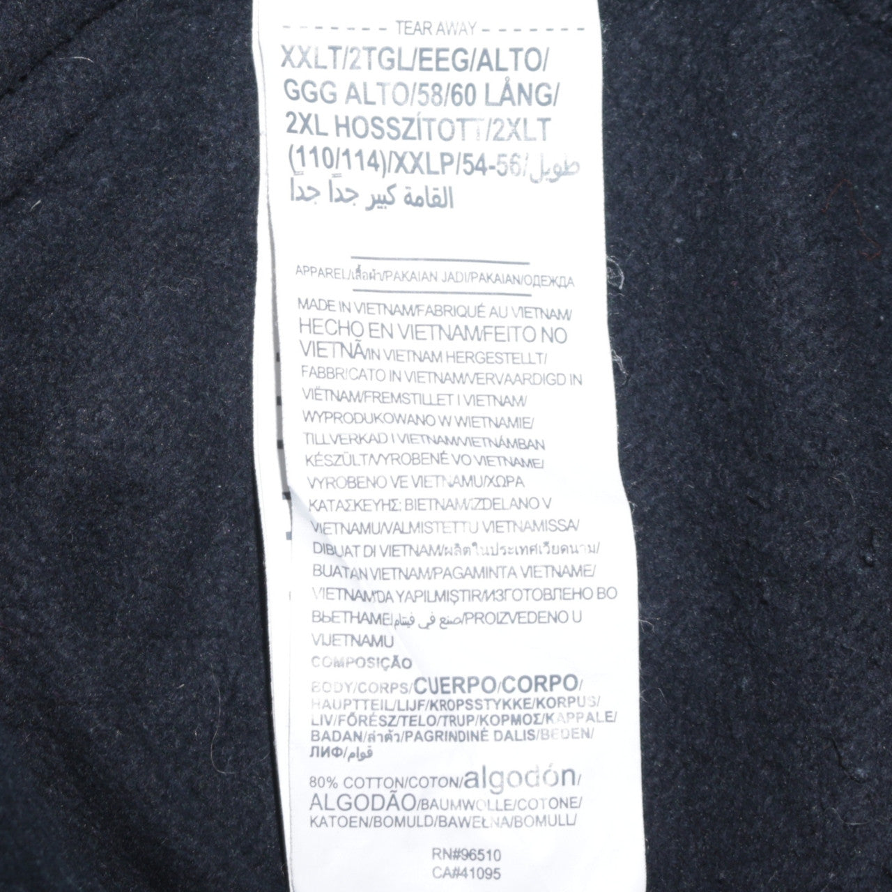 Mens UK Size 3XLT Under armour Black Full Zip Hoodie