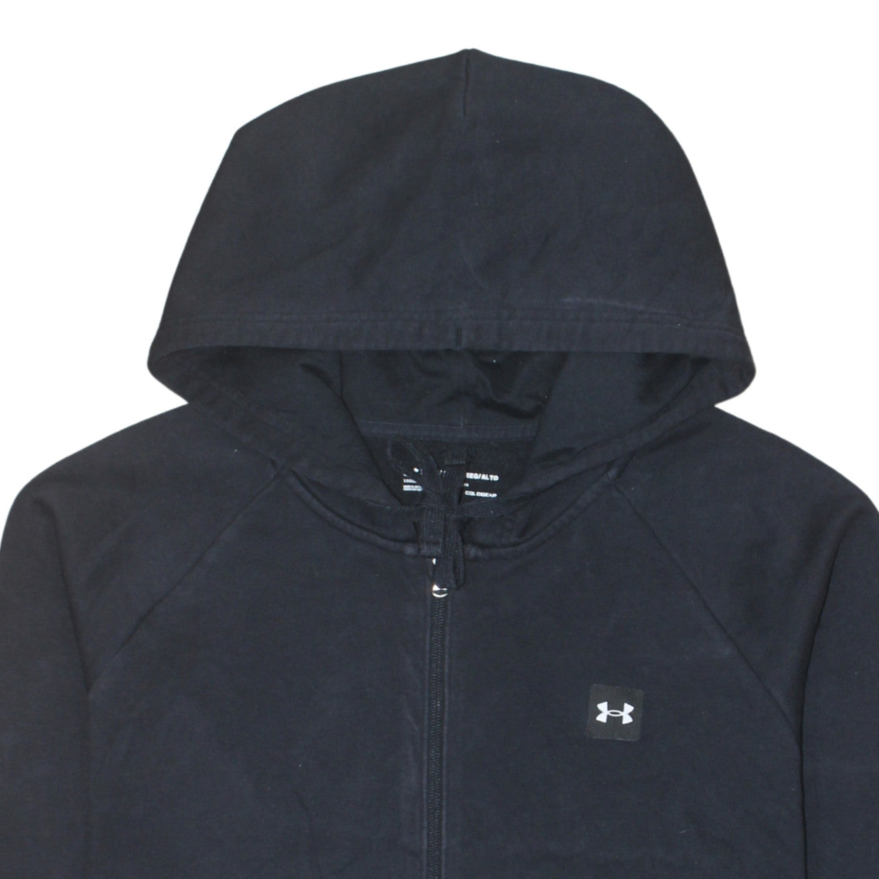 Mens UK Size 3XLT Under armour Black Full Zip Hoodie