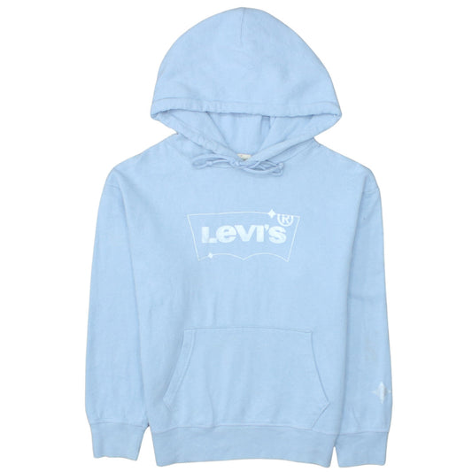 Womens UK Size XS Levi's Blue Pullover Hoodie