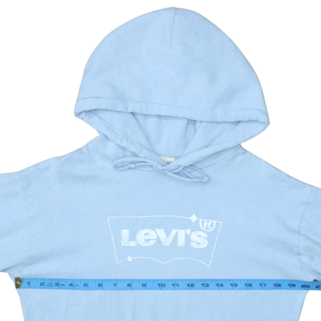 Womens UK Size XS Levi's Blue Pullover Hoodie