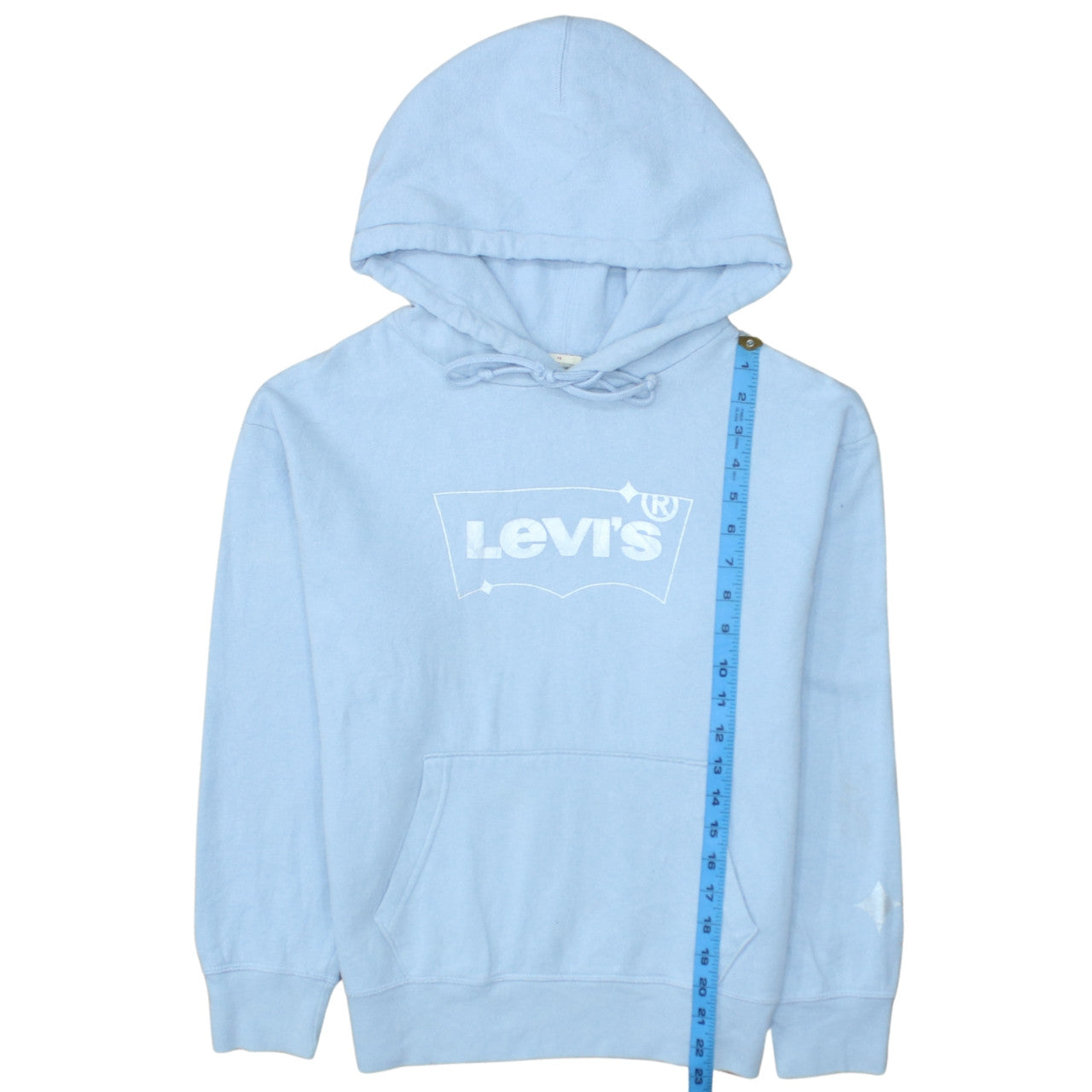 Womens UK Size XS Levi's Blue Pullover Hoodie