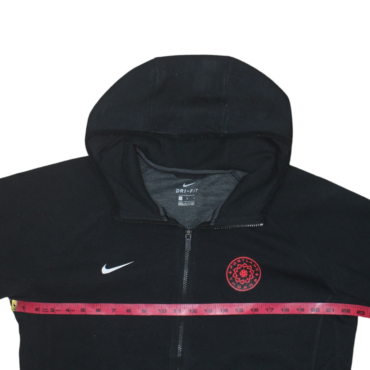 Mens UK Size L Nike Black Full Zip Hoodie