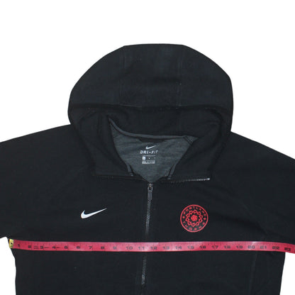 Mens UK Size L Nike Black Full Zip Hoodie