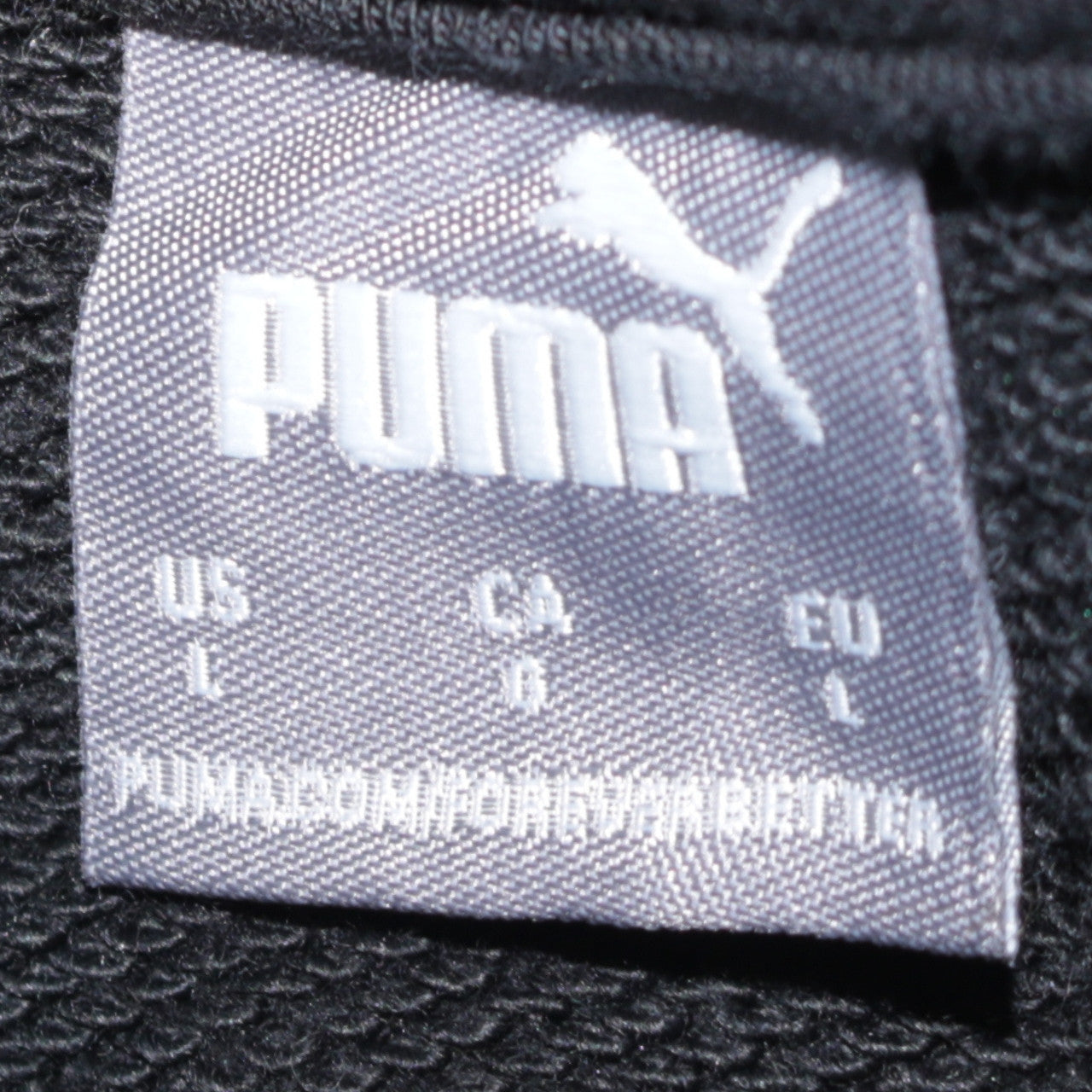 Womens UK Size L PUMA Black Pullover Hoodie