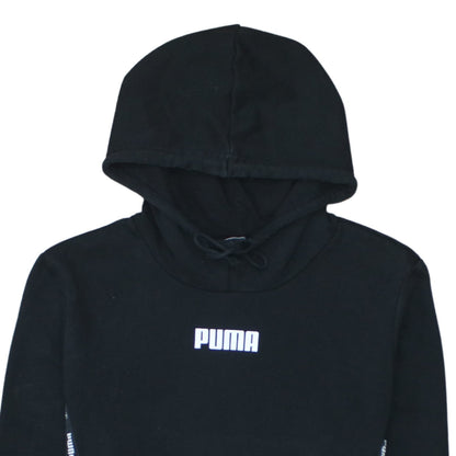 Womens UK Size L PUMA Black Pullover Hoodie