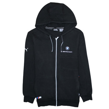 Mens UK Size S PUMA Black Full Zip Hoodie