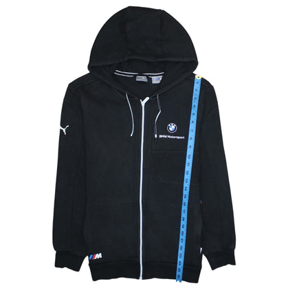 Mens UK Size S PUMA Black Full Zip Hoodie