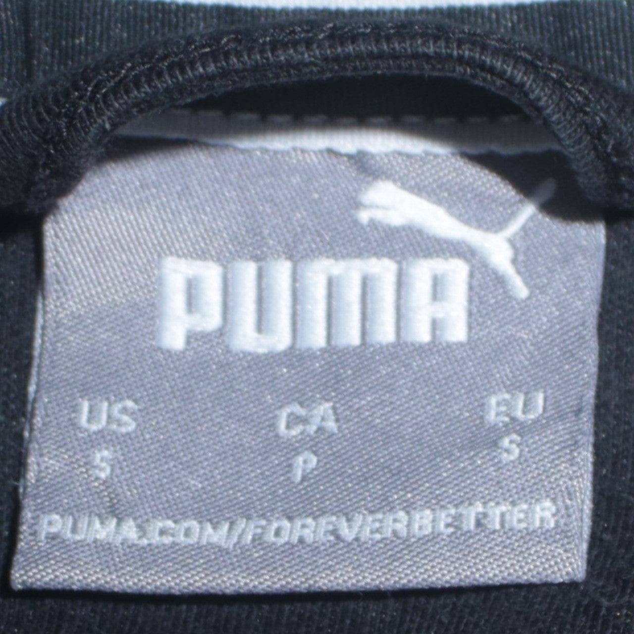 Mens UK Size S PUMA Black Full Zip Hoodie