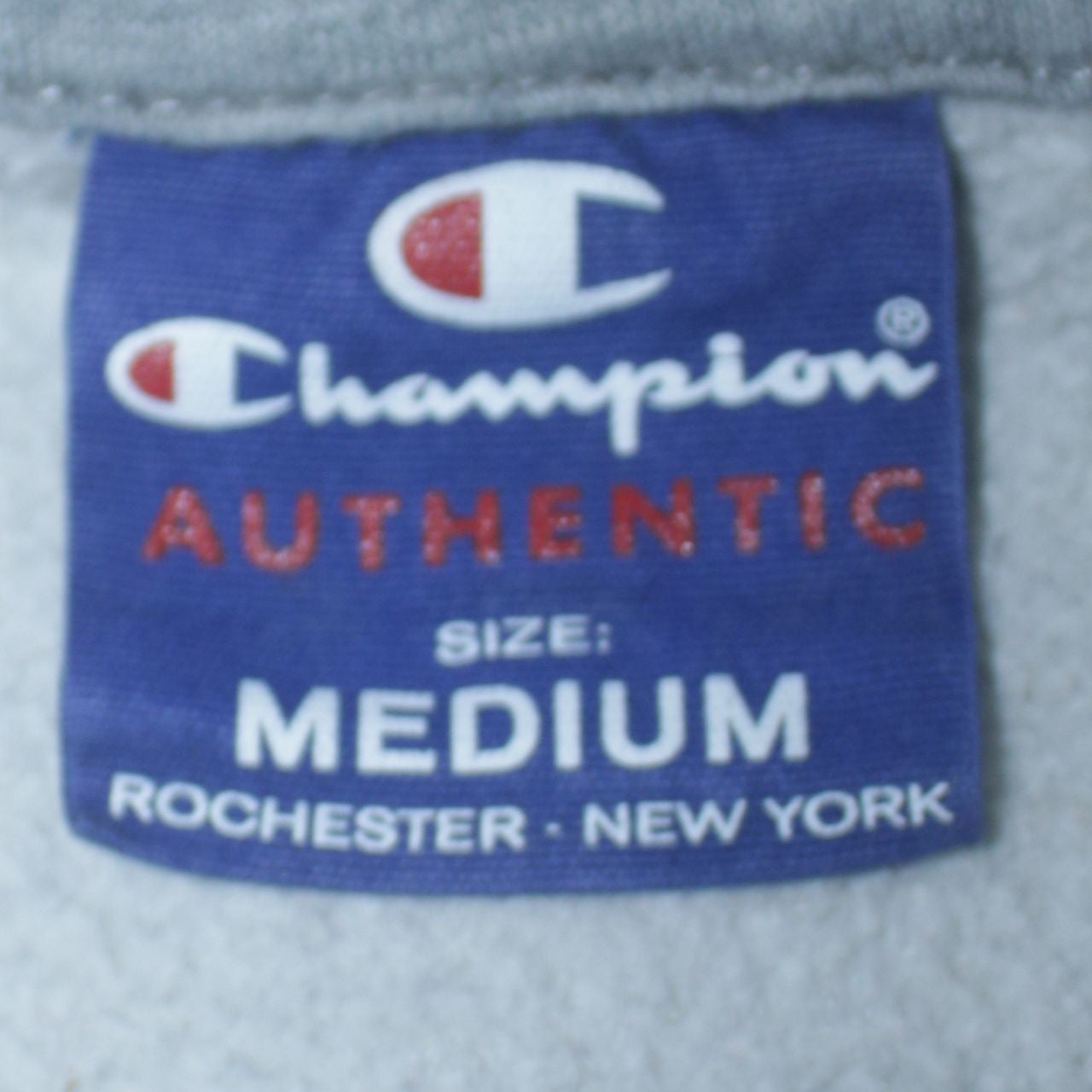 Mens UK Size M Champion Grey Pullover Hoodie