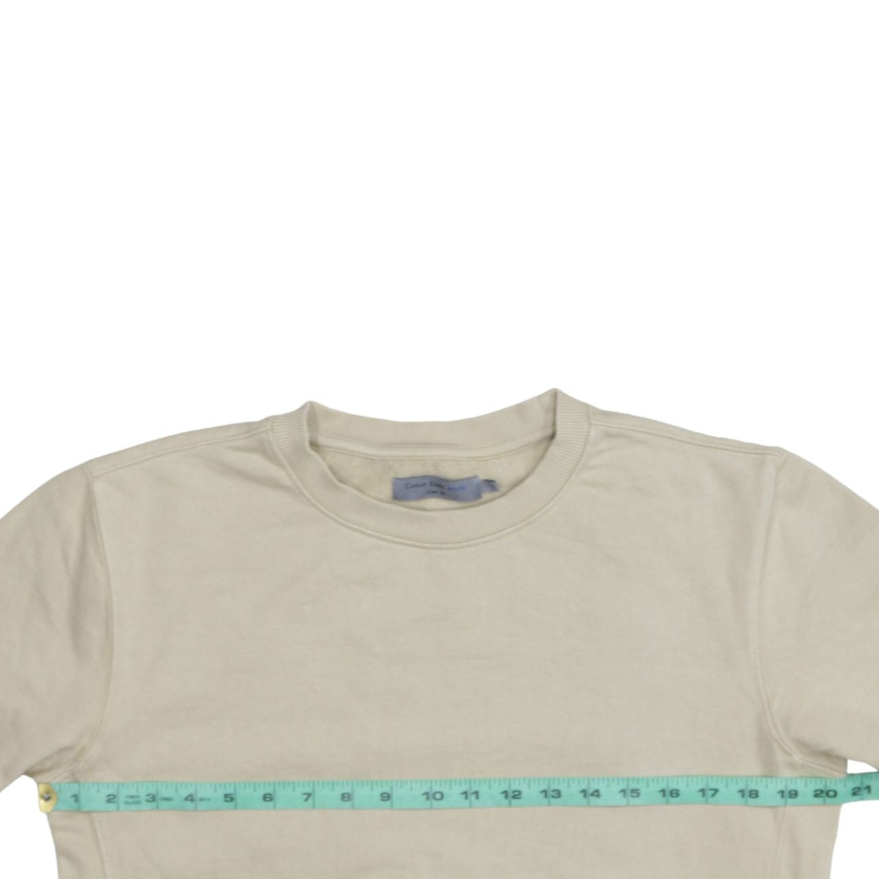 Mens UK Size S Calvin Klein Jeans Beige Pullover Sweatshirt