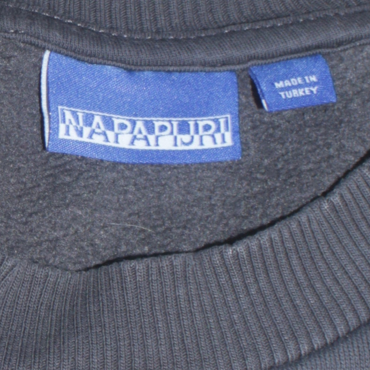 Mens UK Size S Napapijri Grey Pullover Sweatshirt