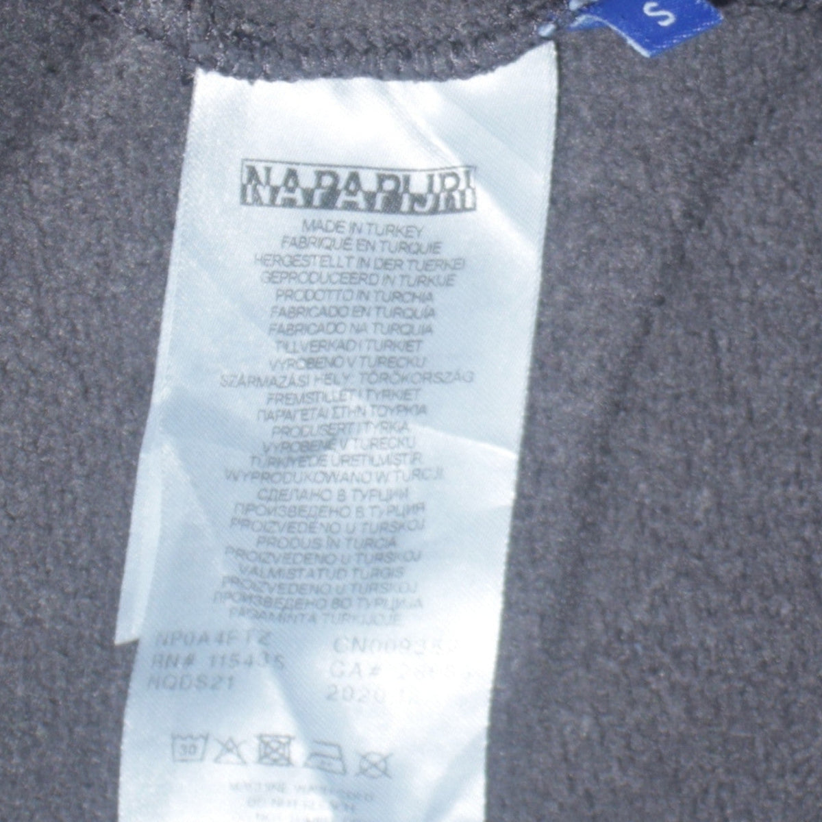 Mens UK Size S Napapijri Grey Pullover Sweatshirt