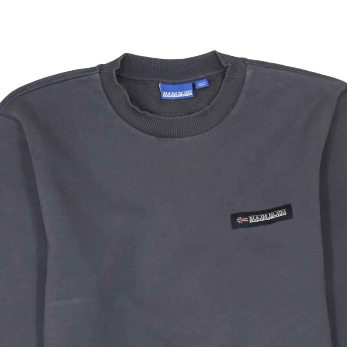 Mens UK Size S Napapijri Grey Pullover Sweatshirt