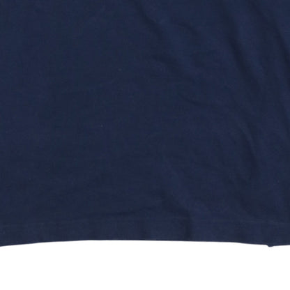 Tommy Jeans Men's Navy Long Sleeve Polo Shirt Size M