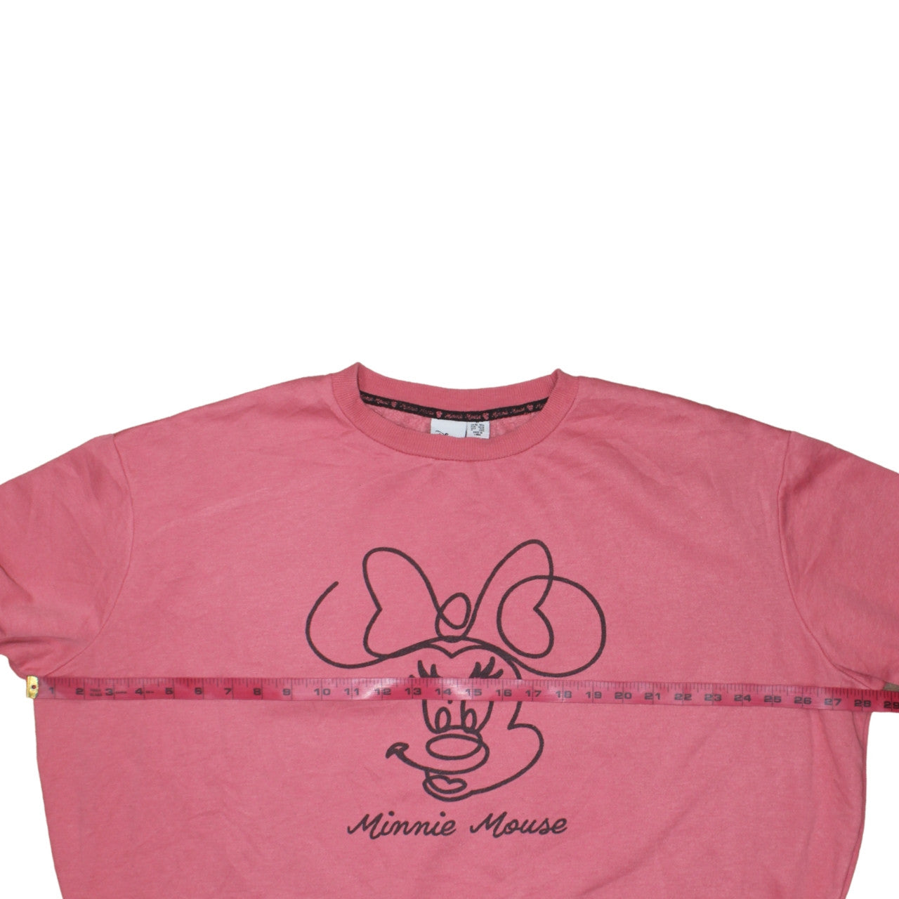 Womens UK Size XL Disney Pink Pullover Sweatshirt