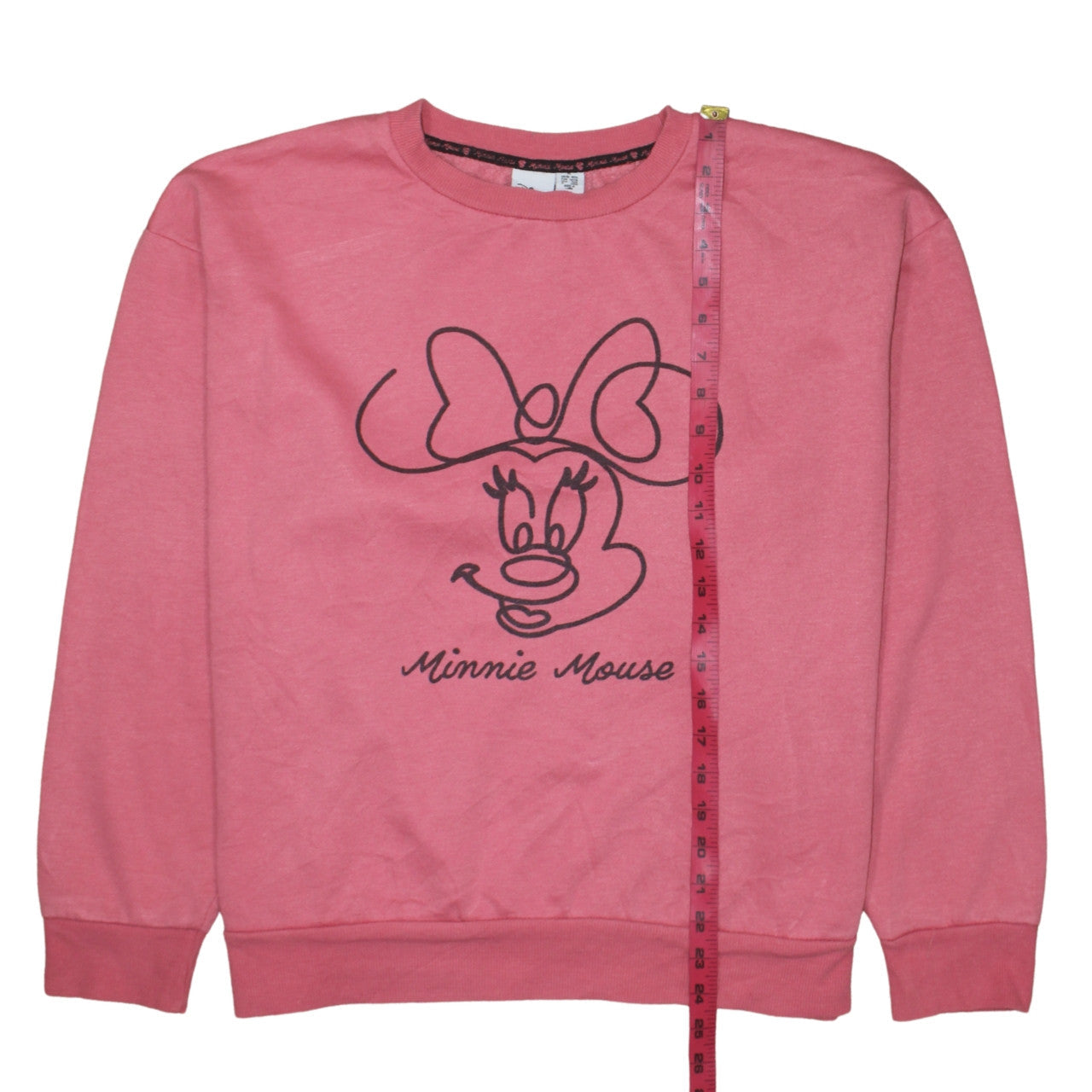 Womens UK Size XL Disney Pink Pullover Sweatshirt