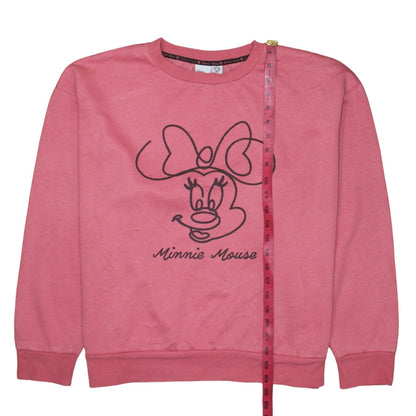 Womens UK Size XL Disney Pink Pullover Sweatshirt