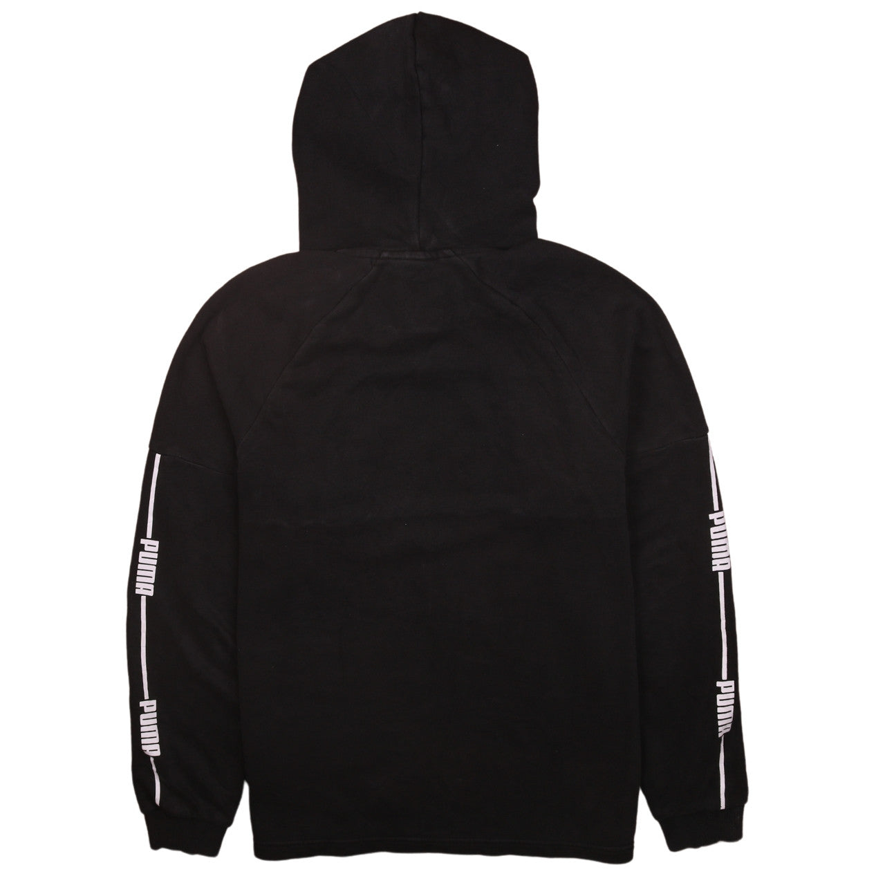 Mens UK Size S PUMA Black Pullover Hoodie