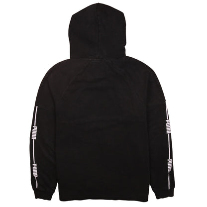 Mens UK Size S PUMA Black Pullover Hoodie