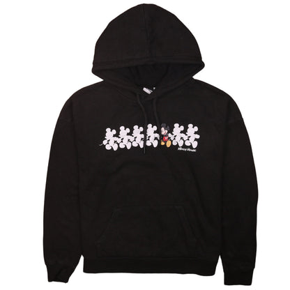 Womens UK Size 10/12 Disney Black Pullover Hoodie