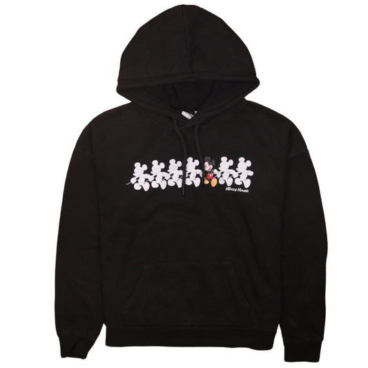 Womens UK Size 10/12 Disney Black Pullover Hoodie