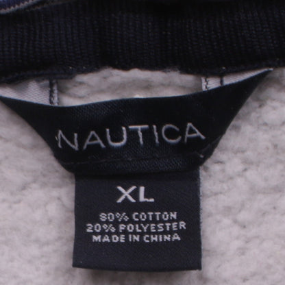 Womens UK Size XL Nautica Grey Full Zip Hoodie