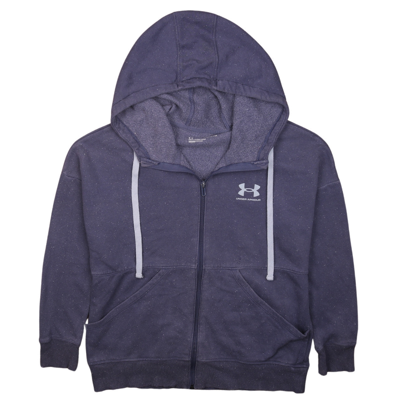 Mens UK Size XS Under armour Blue Full Zip Hoodie