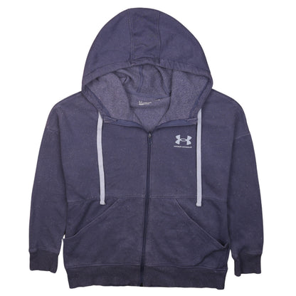 Mens UK Size XS Under armour Blue Full Zip Hoodie