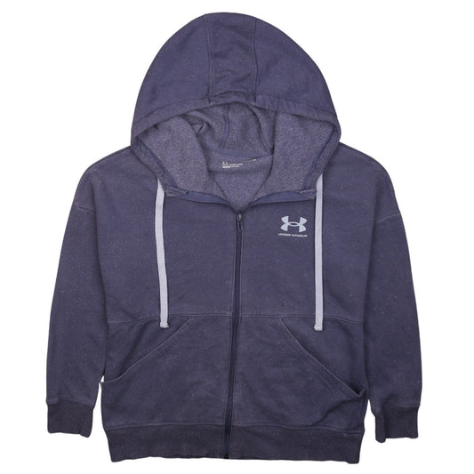 Mens UK Size XS Under armour Blue Full Zip Hoodie