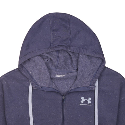 Mens UK Size XS Under armour Blue Full Zip Hoodie