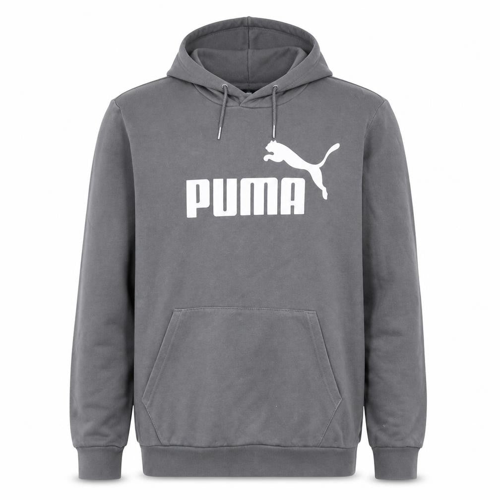 Mens UK Size M PUMA Grey Pullover Hoodie