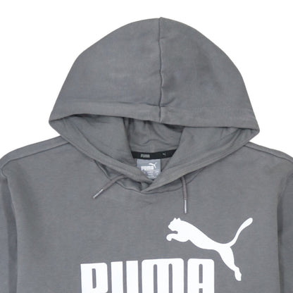 Mens UK Size M PUMA Grey Pullover Hoodie