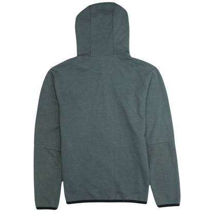 Mens UK Size M Nike Green Full Zip Hoodie