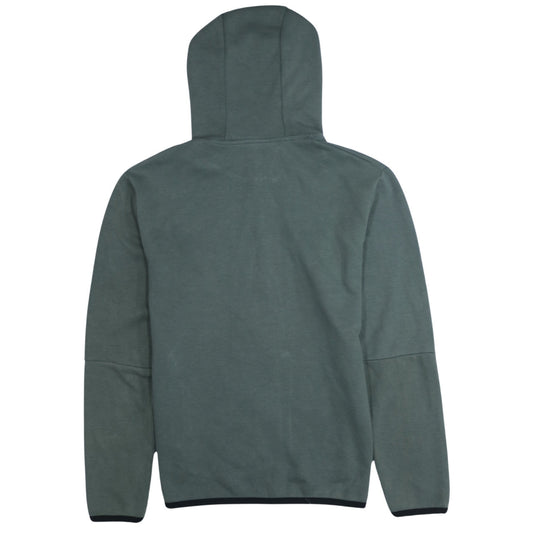 Mens UK Size M Nike Green Full Zip Hoodie