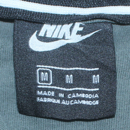 Mens UK Size M Nike Green Full Zip Hoodie