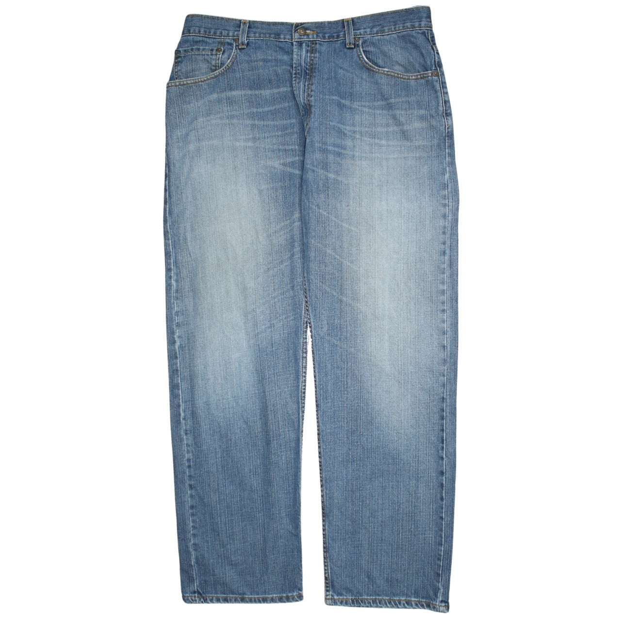 Mens UK Size L Levi's Relaxed Fit Straight Blue Jeans