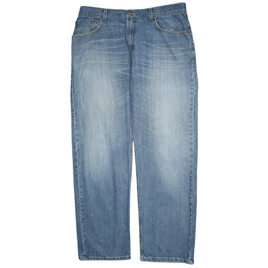 Mens UK Size L Levi's Relaxed Fit Straight Blue Jeans