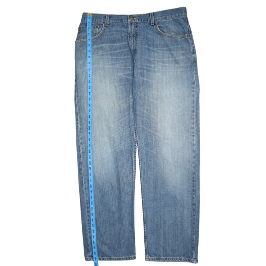 Mens UK Size L Levi's Relaxed Fit Straight Blue Jeans