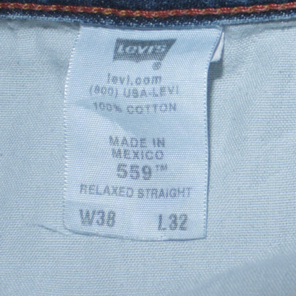 Mens UK Size L Levi's Relaxed Fit Straight Blue Jeans