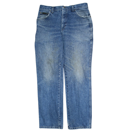 Mens UK Size L Wrangler Regular Fit Straight Jeans