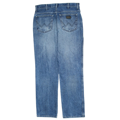 Mens UK Size L Wrangler Regular Fit Straight Jeans