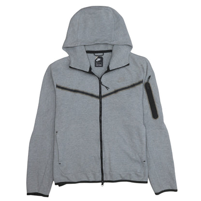 Mens UK Size M Nike Grey Full Zip Hoodie