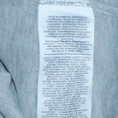 Mens UK Size M Nike Grey Full Zip Hoodie