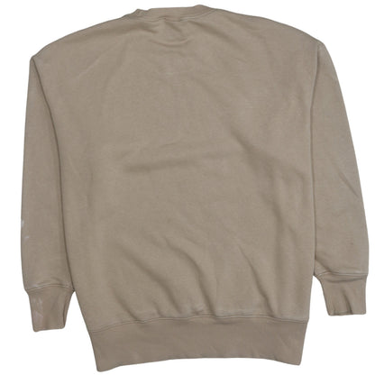 Mens UK Size M Nike Beige Pullover Sweatshirt