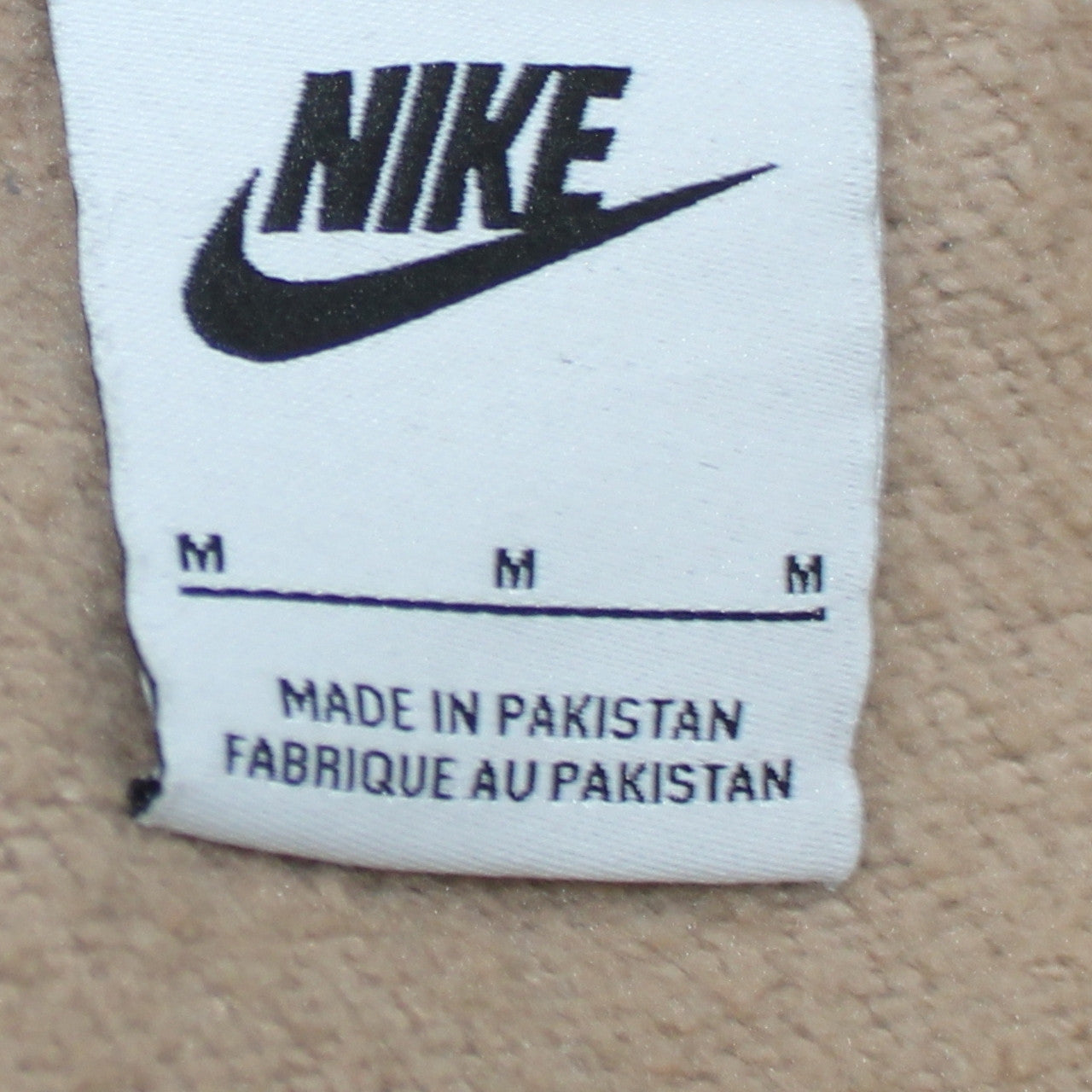 Mens UK Size M Nike Beige Pullover Sweatshirt