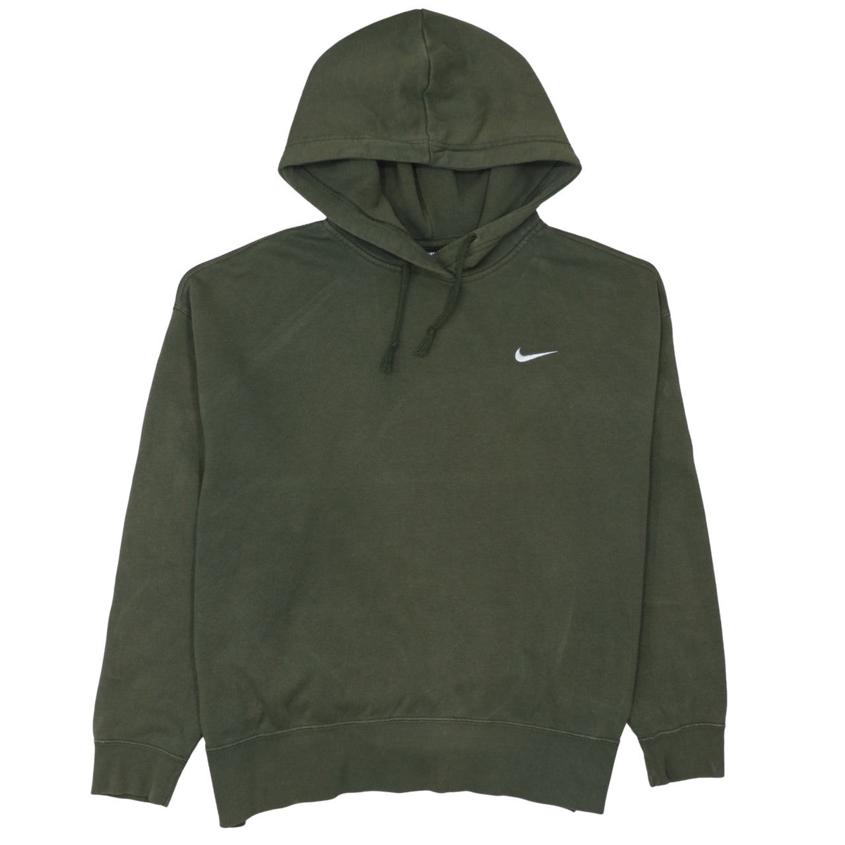 Mens UK Size XL Nike Green Pullover Hoodie
