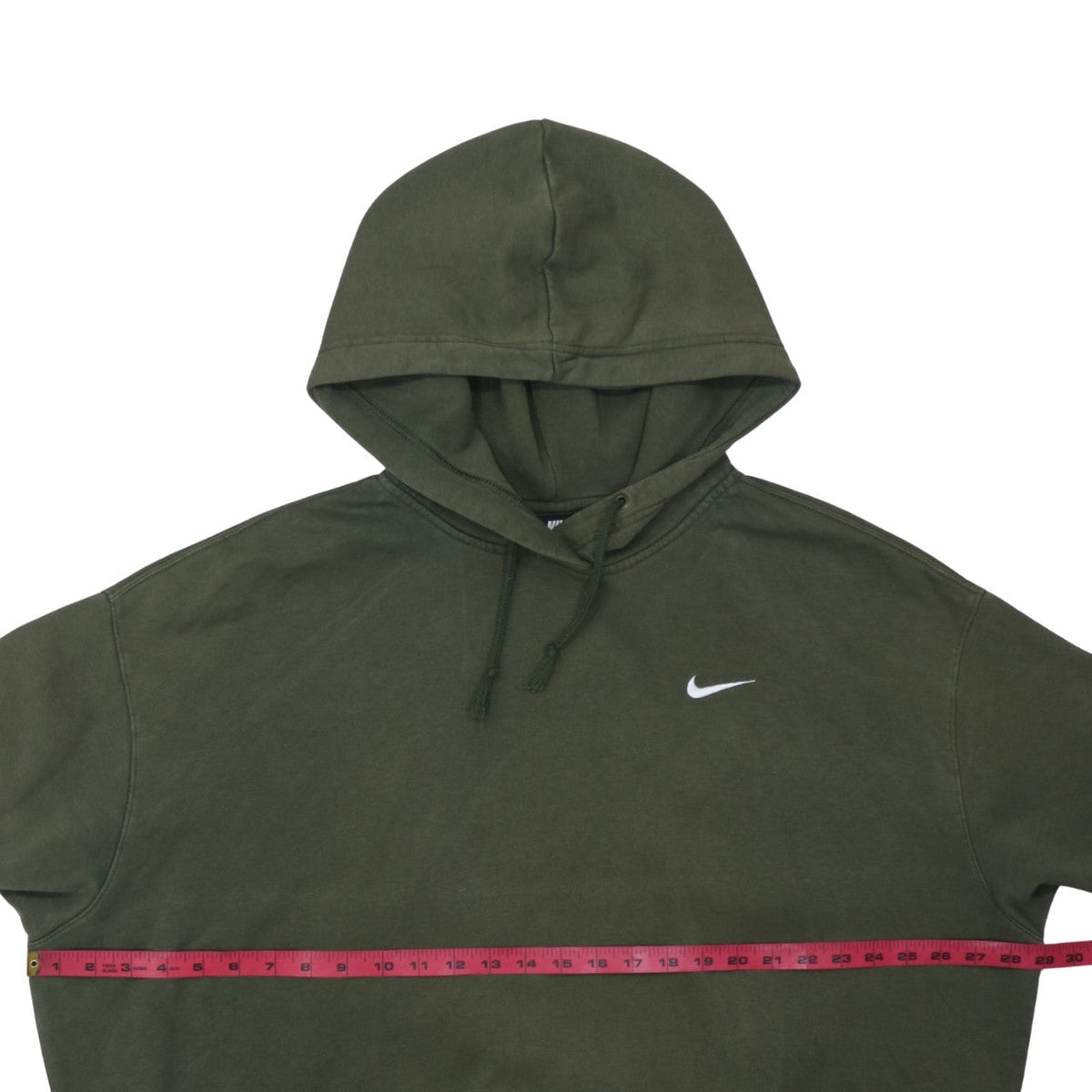 Mens UK Size XL Nike Green Pullover Hoodie