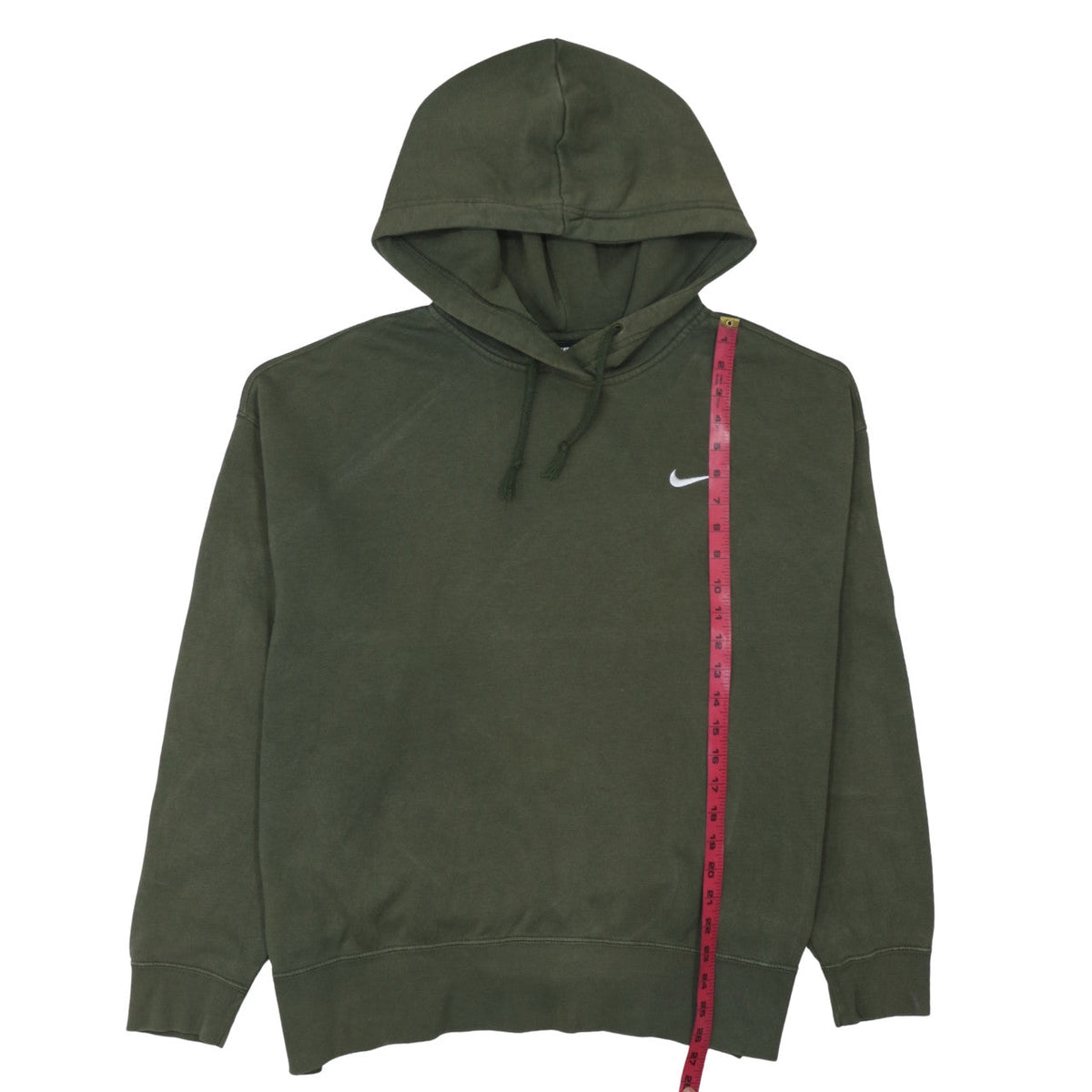 Mens UK Size XL Nike Green Pullover Hoodie