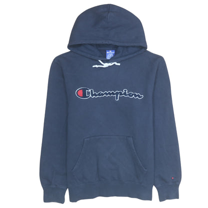 Mens UK Size L Champion Blue Pullover Hoodie